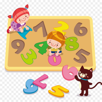 Jigsaw Puzzles Play puzzles Play Together with Puzzle Vector graphics Image - number puzzle 