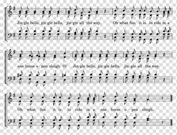 Jingle Bells Song Lyrics Jingle Bell Rock Christmas music, sheet music transparent background PNG clipart