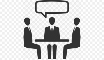 Job interview Computer Icons Meeting Business - Business Meeting, Conversation, Job Interview, Teamwork Icon 