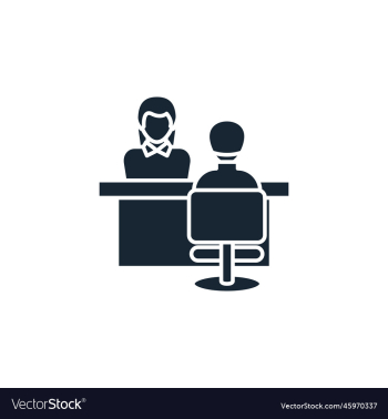 job interview creative icon filled multicolored job interview creative icon filled multicolored