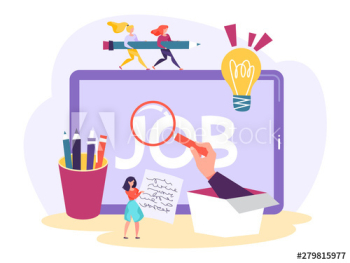 Job search concept Job search concept