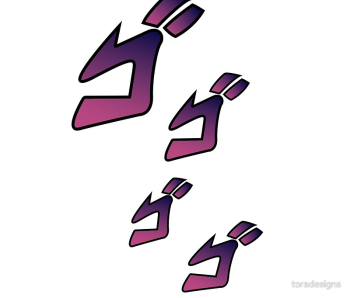 jojo menacing png - AbeonCliparts | Cliparts & Vectors for free 2019