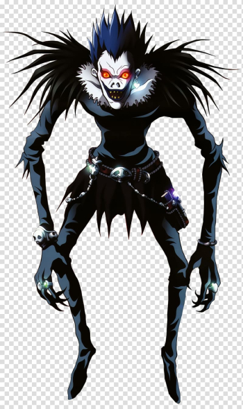 Joker character illustration, Ryuk Light Yagami Misa Amane Mello, death transparent background PNG clipart