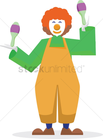 Joker with maracas Joker with maracas