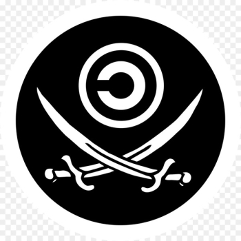 Jolly Roger Long John Silver T-shirt Piracy Skull and crossbones - tshirt 