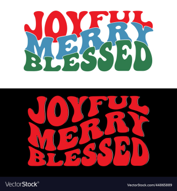 joyful merry blessed merry christmas wave t shirt