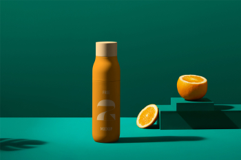 Juice Bottle PSD Mockup free mockup 