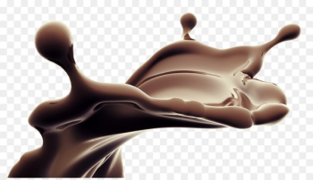 Juice Chocolate cake Milk Hot chocolate - Splashing liquid chocolate 