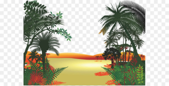 Jungle Cartoon Clip art - Tropical jungle Jungle Cartoon Clip art - Tropical jungle