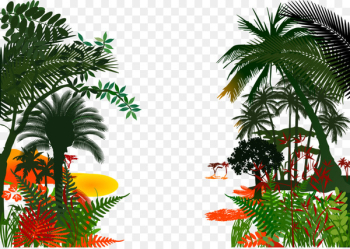 Jungle Royalty-free Clip art - forest,Poster Background,Rainforest,forest 