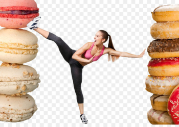 Junk food Fast food Eating Health - Against sweets fitness beauty 