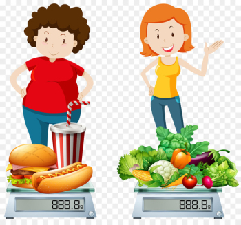Junk food Health Clip art - Junk food and healthy food Compare 