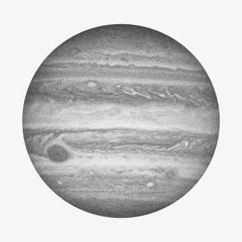Jupiter planet, galaxy grayscale collage | Free PSD - rawpixel Jupiter planet, galaxy grayscale collage | Free PSD - rawpixel