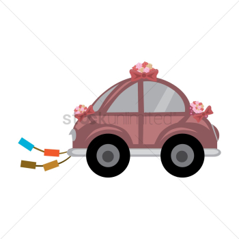 Just married car