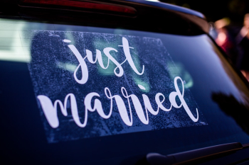 Just Married Sticker