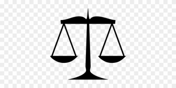 Justice Law Measurement Silhouette Weight - Scales Of Justice Clip Art