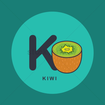 K for kiwi. K for kiwi.