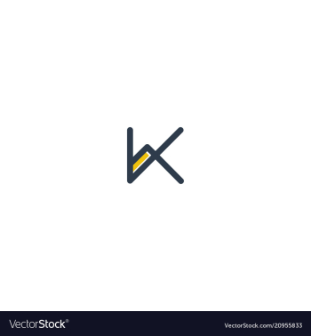 K letter vector image K letter vector image