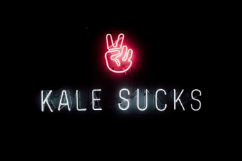 Kale Sucks neon sign Kale Sucks neon sign