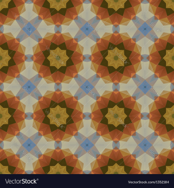  					Kaleidoscope abstract colorful vintage pattern vector image														