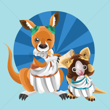 Kangaroo and mouse Kangaroo and mouse
