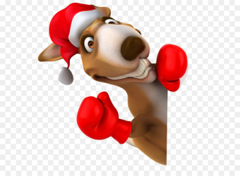 Kangaroo Christmas Stock photography Clip art - Interesting Kangaroo 