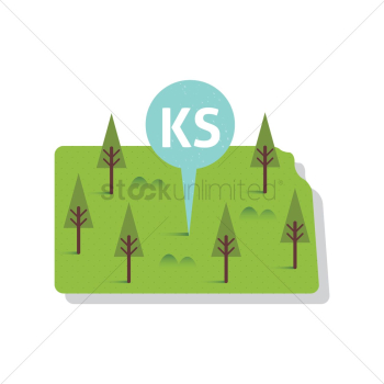 Kansas state map Kansas state map
