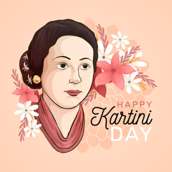 Kartini day concept Free Vector Kartini day concept Free Vector
