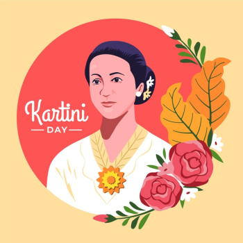 Kartini day concept Free Vector Kartini day concept Free Vector
