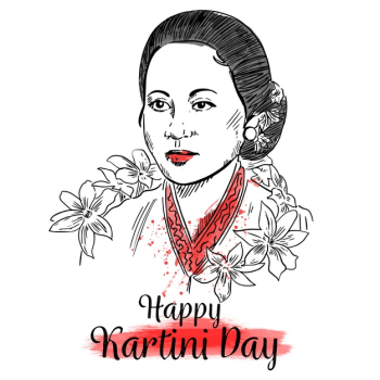 Kartini day portrait of hero Free Vector Kartini day portrait of hero Free Vector