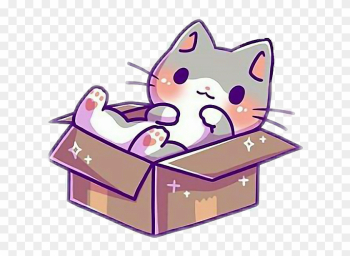 Kawaii Cute Kitty Cat Kittens Box Kittyinabox - Cat