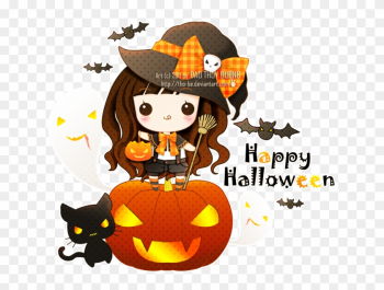 Kawaii Happy Halloween - Kawaii Little Witch Tote Bag, Adult Unisex, Natural