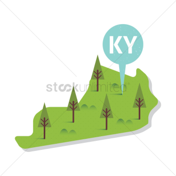 Kentucky state map Kentucky state map