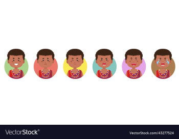 kenya avatar with various expression kenya avatar with various expression