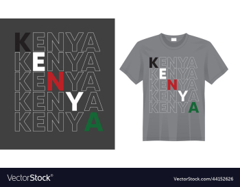 kenya typography t shirt design kenya typography t shirt design