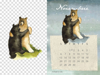 Kermode bear Brown bear Dance Tame bear, Watercolor painted Dancing Bear transparent background PNG clipart