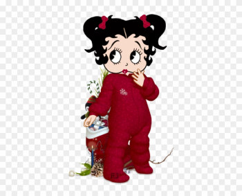 Kerst Betty Boop, Merry Christmas, Xmas, Baby, Antique - Kerst Betty Boop, Merry Christmas, Xmas, Baby, Antique