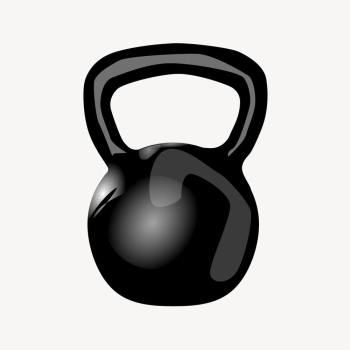 Kettlebell, sport equipment illustration. Free | Free Photo - rawpixel