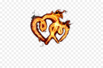 Keychain Flame Keyring Fire - Flame of love 