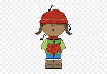 Kid Christmas Caroler - My Cute Graphics Christmas Clipart