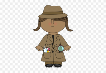 Kid Detective Clipart - Detektiv Girl Clipart Kid Detective Clipart - Detektiv Girl Clipart