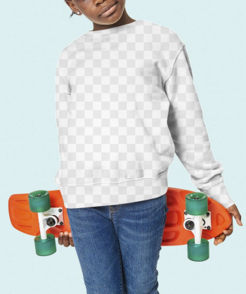 Kid's sweater png mockup, transparent | Free PNG Mockup - rawpixel