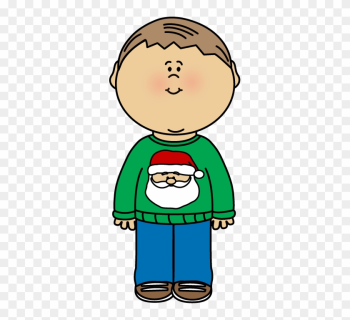 Kid Wearing A Christmas Sweater Clip Art - Little Boy On Christmas Clip Art Kid Wearing A Christmas Sweater Clip Art - Little Boy On Christmas Clip Art