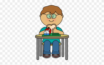 Kids Eating Clipart - Girl Eating Lunch Clipart