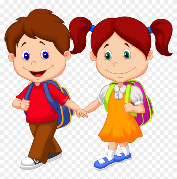 Kids School Clipart Png - Cartoon Children