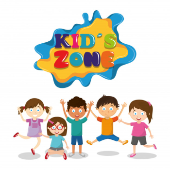 Kids zone children entertaiment cartoons Free Vector Kids zone children entertaiment cartoons Free Vector