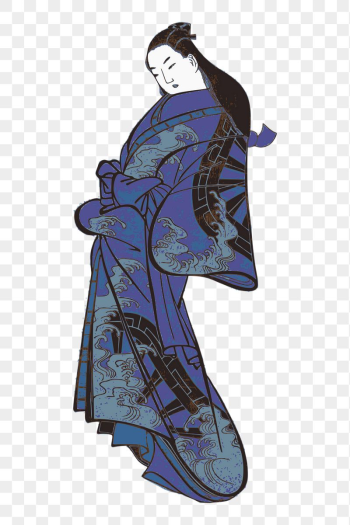 Kimono Girl png sticker illustration, | Free PNG - rawpixel Kimono Girl png sticker illustration, | Free PNG - rawpixel