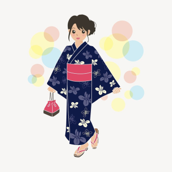 Kimono woman collage element, Japanese | Free PSD - rawpixel Kimono woman collage element, Japanese | Free PSD - rawpixel