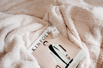 Kinfolk Tag on Blanket Kinfolk Tag on Blanket