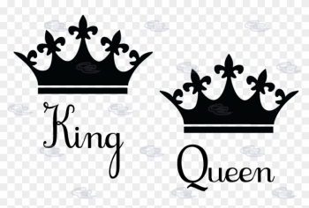 King And Queen Crown Clipart - King And Queen Crowns